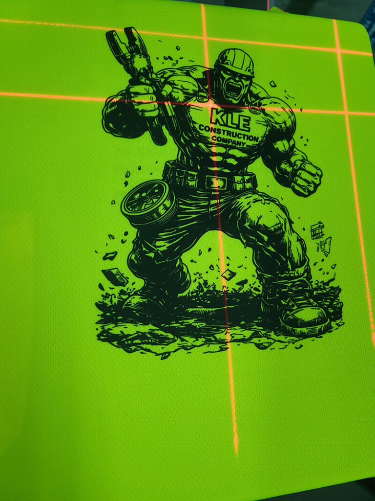 Custom printed apparel at Witty Wear LLC