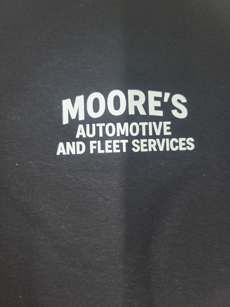 Custom printed apparel at Witty Wear LLC