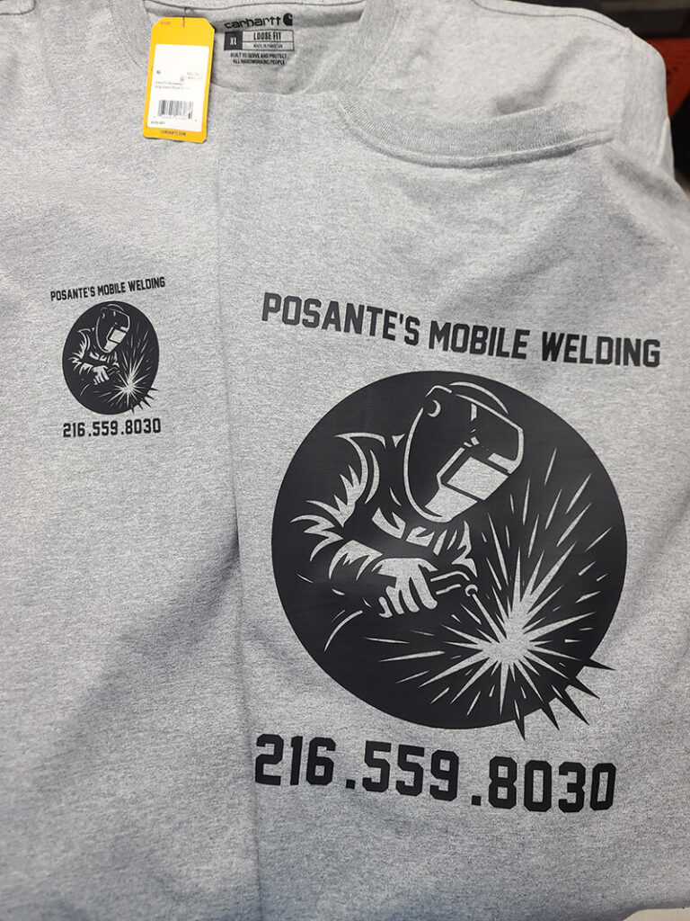 Custom printed apparel at Witty Wear LLC