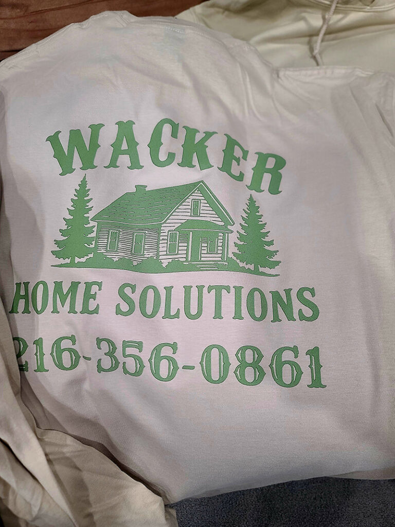 Custom printed apparel at Witty Wear LLC